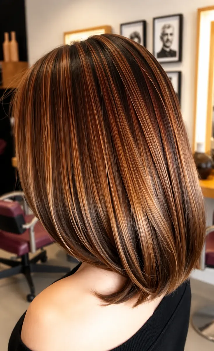 Hair styling result at Hairplus Salon