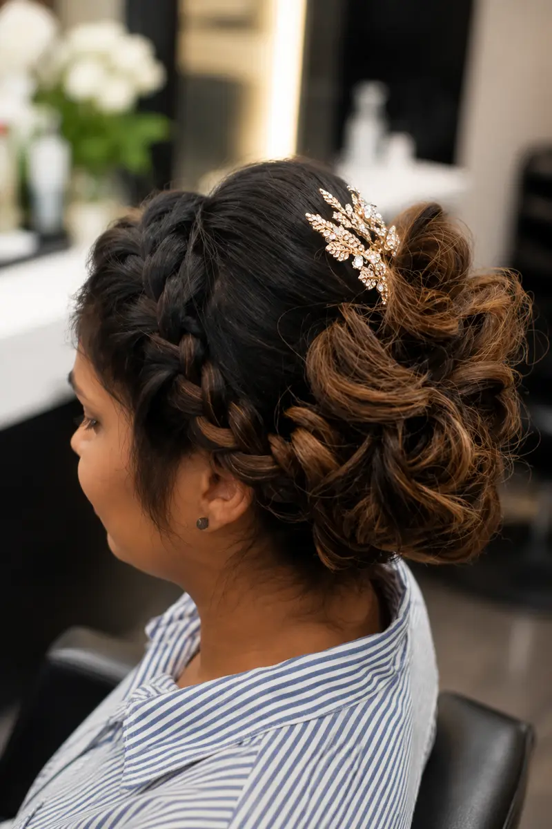 Client-ready polished hairstyle